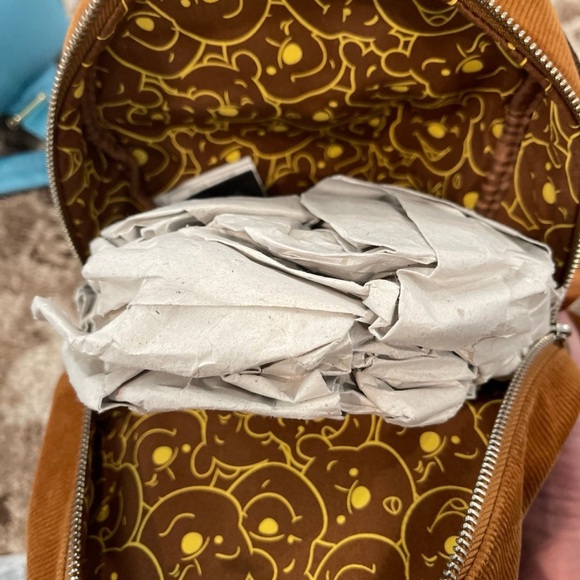 corduroy winnie the pooh heart logo loungefly rare hard to find NWT - Picture 4 of 6